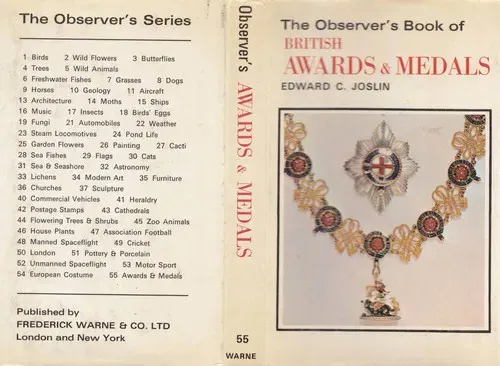 The observer's book of British awards and medals - Edward C. Joslin - Bild 2