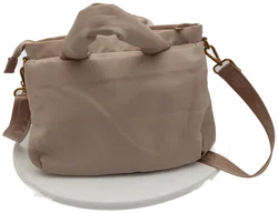 Skechers Schultertasche Beige Kunstleder | Leichter Klassiker - Bild 2