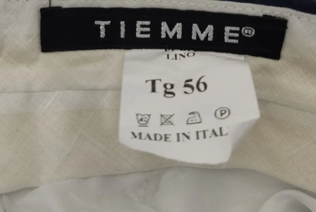 TIEMME Herrenhose blau - IT 56/EUR 54 – Bild 3