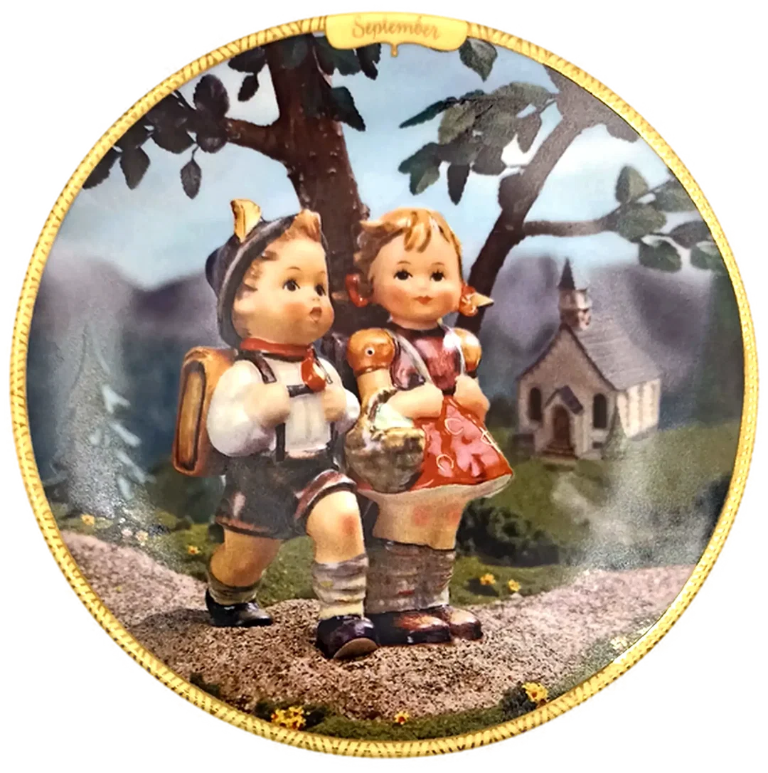 Sammelteller „Kindheitsfreuden der Jahreszeiten“ von M.I. Hummel - September (Teller A 1483) – Bild 1