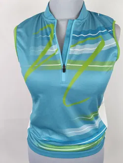 nakamura Damen Radtrikot ärmellos mit Halfzip Gr. 38 - Bild 1