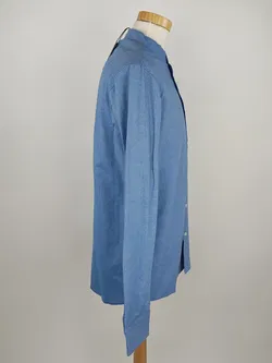 Givn Herren Baumwollhemd blau - M / 48 - Bild 2