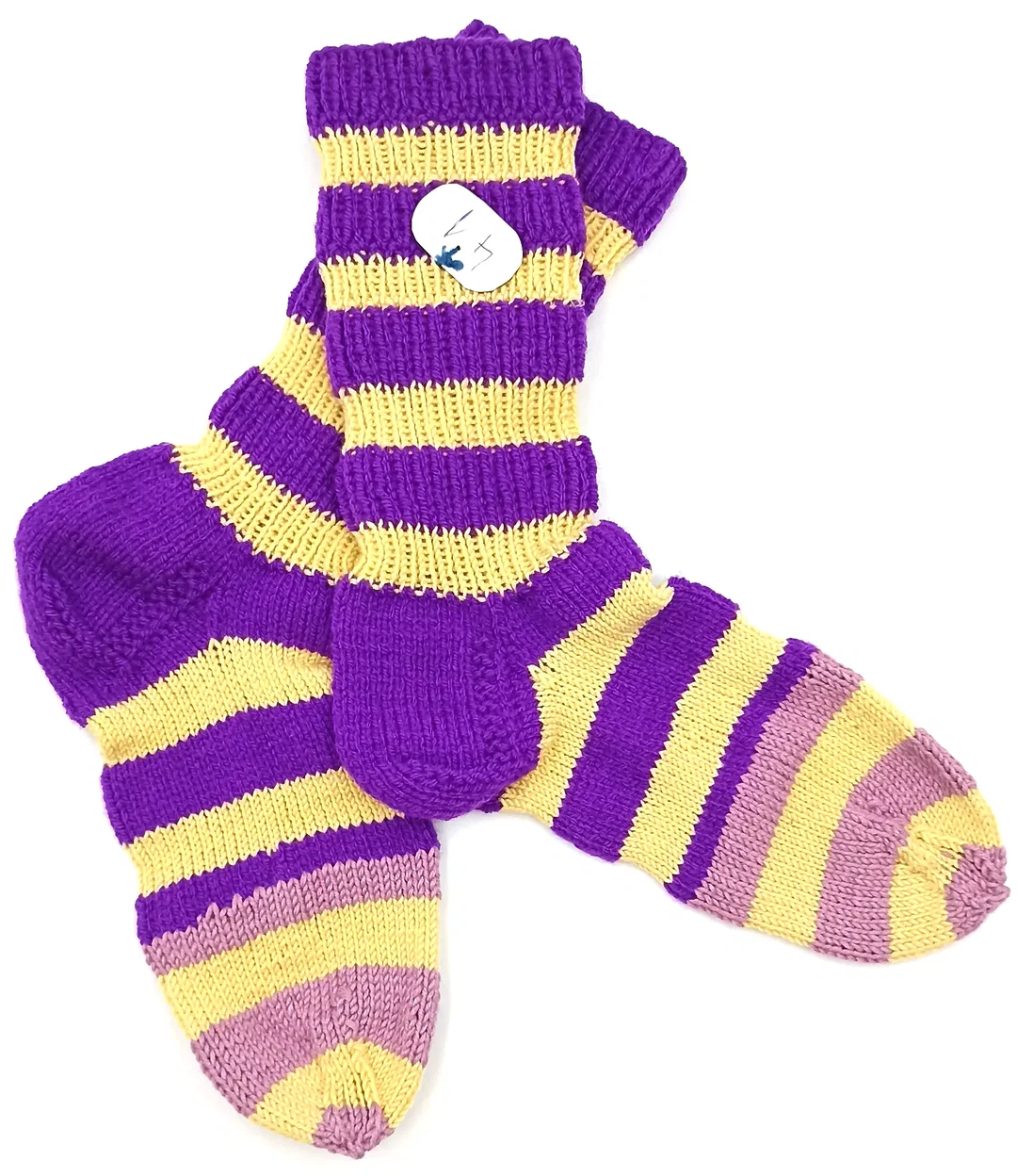 Handgestrickte Wollsocken Gr. 41 - Bild 4