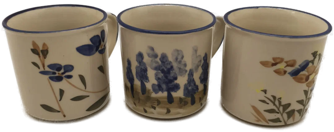 Set 6 Kaffeetassen, Kaffeehäferl, Landhaus – Bild 2