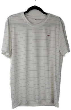 Herren Sportshirt Sonstige Gestreift Mischfaser | Trainingsfavorit - Bild 1