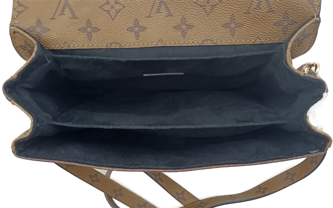 Luis Vuitton Metis Monogram Reverse Pochettee Umhängetasche braun  – Bild 9