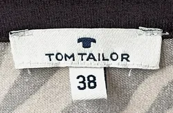 Tom Tailor Midikleid Zebramuster Gr. 38 - Bild 3