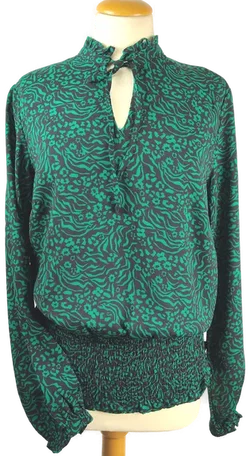 Geblümte Damenbluse Bodyflirt Polyester Gr. 40 | Casual-Charme - Bild 1
