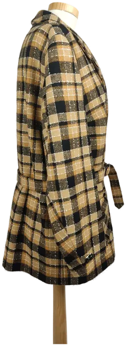 Damenblazer Vintage kariert mehrfarbig- XL/ 42 - Bild 3