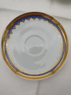 Kaffeegeschirr 2er Colditz Porzellan Kobalt mit Gold | DDR/GDR-Rarität - Bild 8