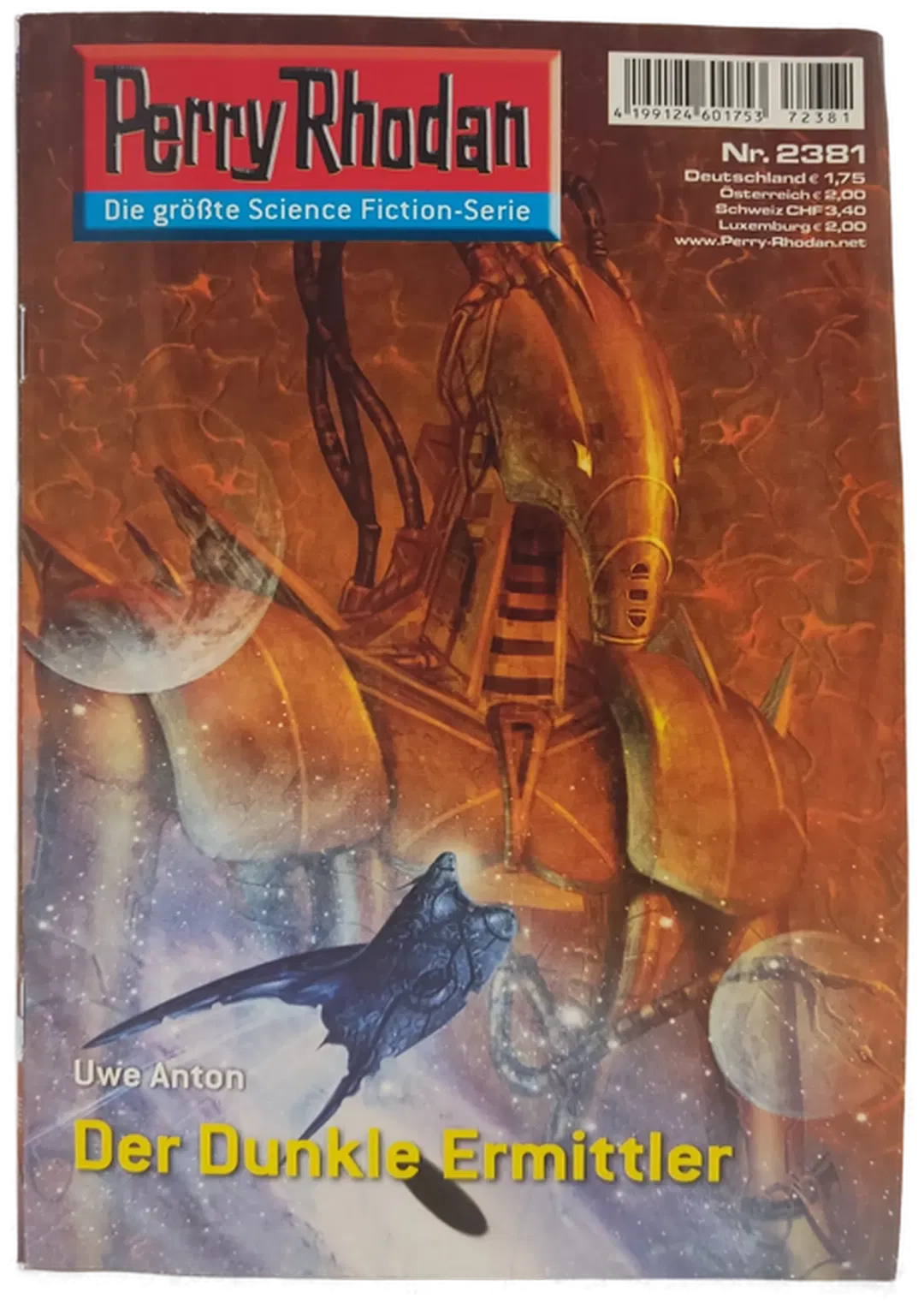 Romanheft Perry Rhodan Der Dunkle Ermittler Erstauflage Nr.2381 - Bild 2