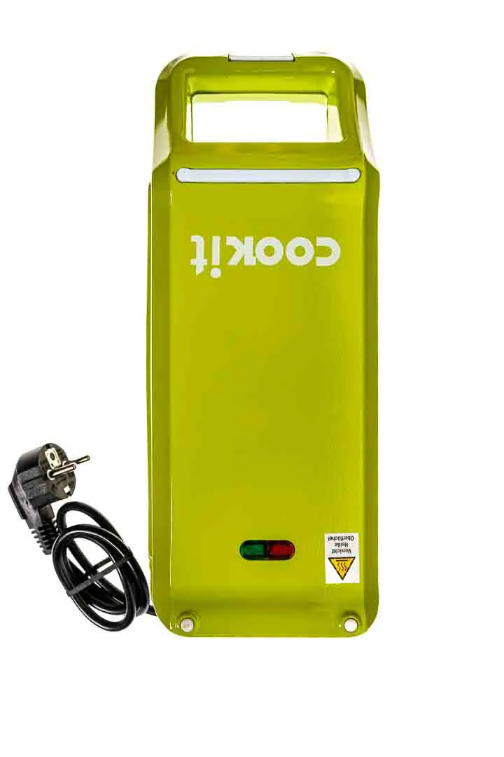 Cook it  Multifunktions-Wendegrill olivgrün 700 Watt  mit Anti-Haft Beschichtung - Bild 1