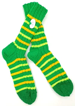 Handgestrickte Wollsocken Gr. 41 - Bild 1