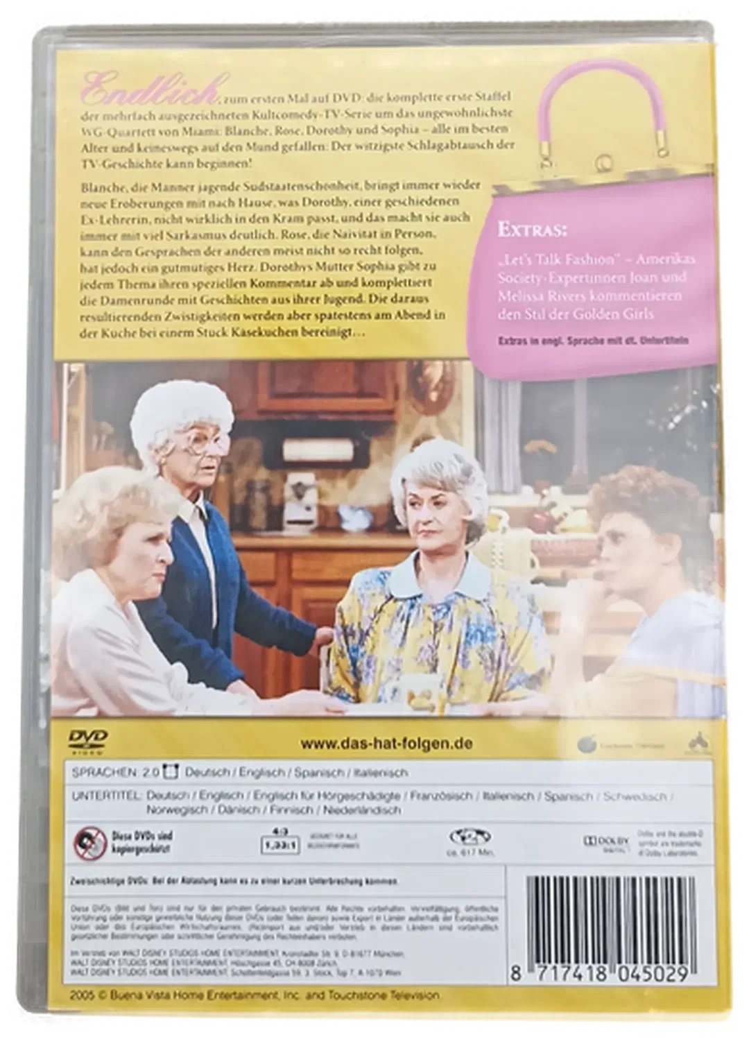 DVD "Golden Girls, Staffel 1" – Bild 2
