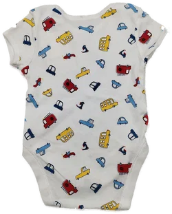 Bemusterer Primark Kurzarm Body - 42cm lang / 100% Baumwolle – Vorschau 2