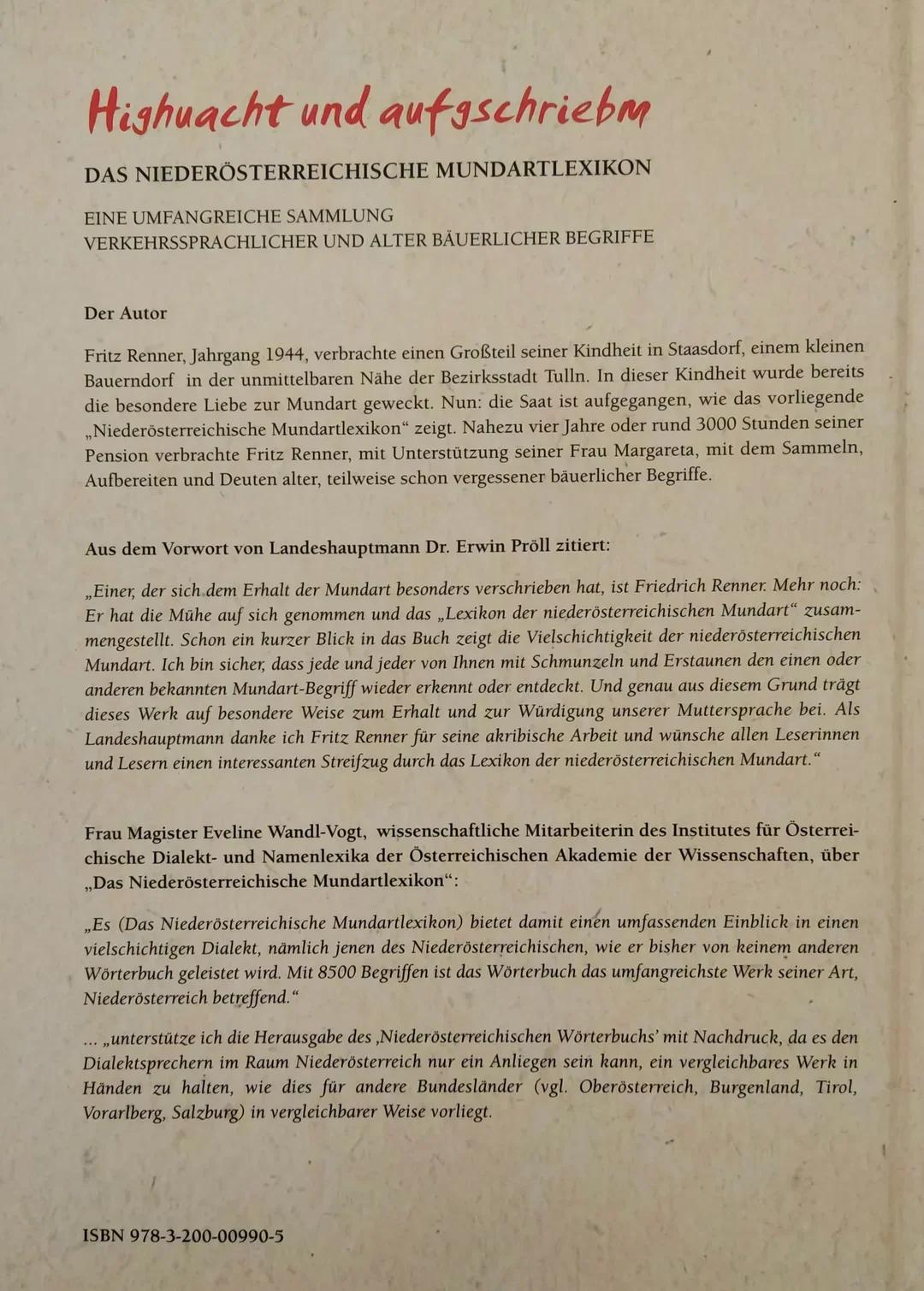 Highuacht und aufgeschriebm - Fritz Renner – Bild 2