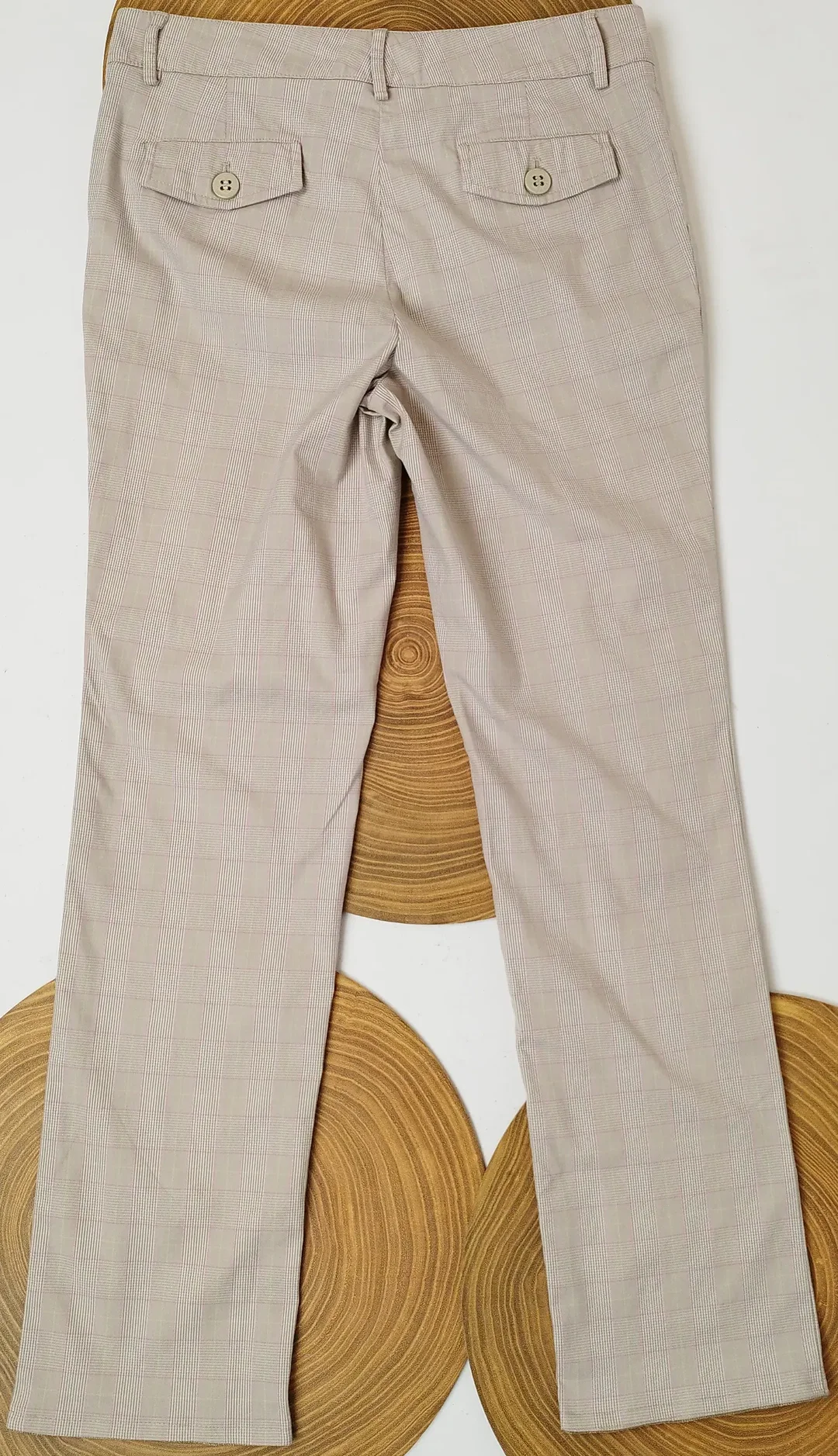 Hose Burberry, Glencheck-Karo, Mischfaser, Gr. 38 | Zeitloser Klassiker – Bild 2