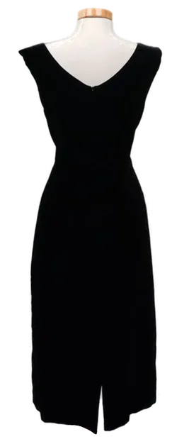 Augustat Damen Samt-Midikleid schwarz Gr. XXL - Bild 2