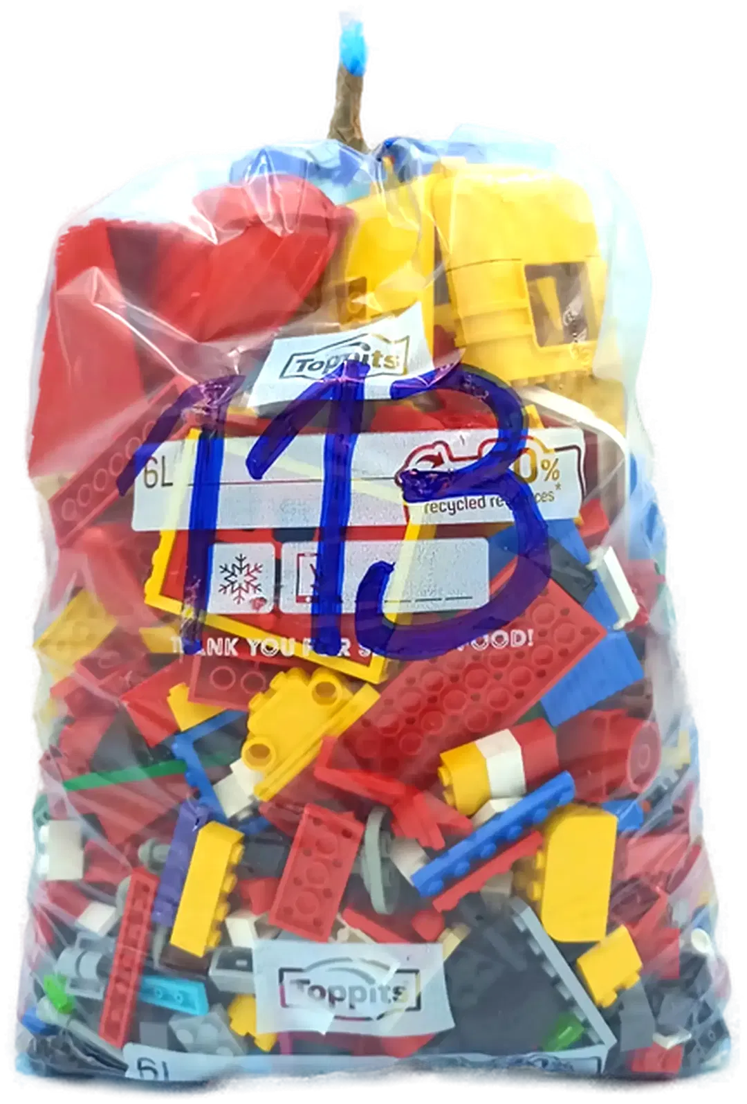 1,5 Kilo Lego Steine gemischt - Bild 4