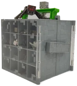 Minecraft Minifiguren-Sammelkoffer, Aufbewahrungswürfel, MATTEL, 20 Figuren - Bild 3