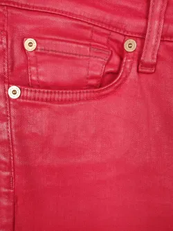 7 for all mankind Damenjeans rot - S-M / 36-38 - Bild 4
