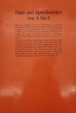 Zitate und Sprichwörter von A bis Z - Christian Morgen - Bild 2