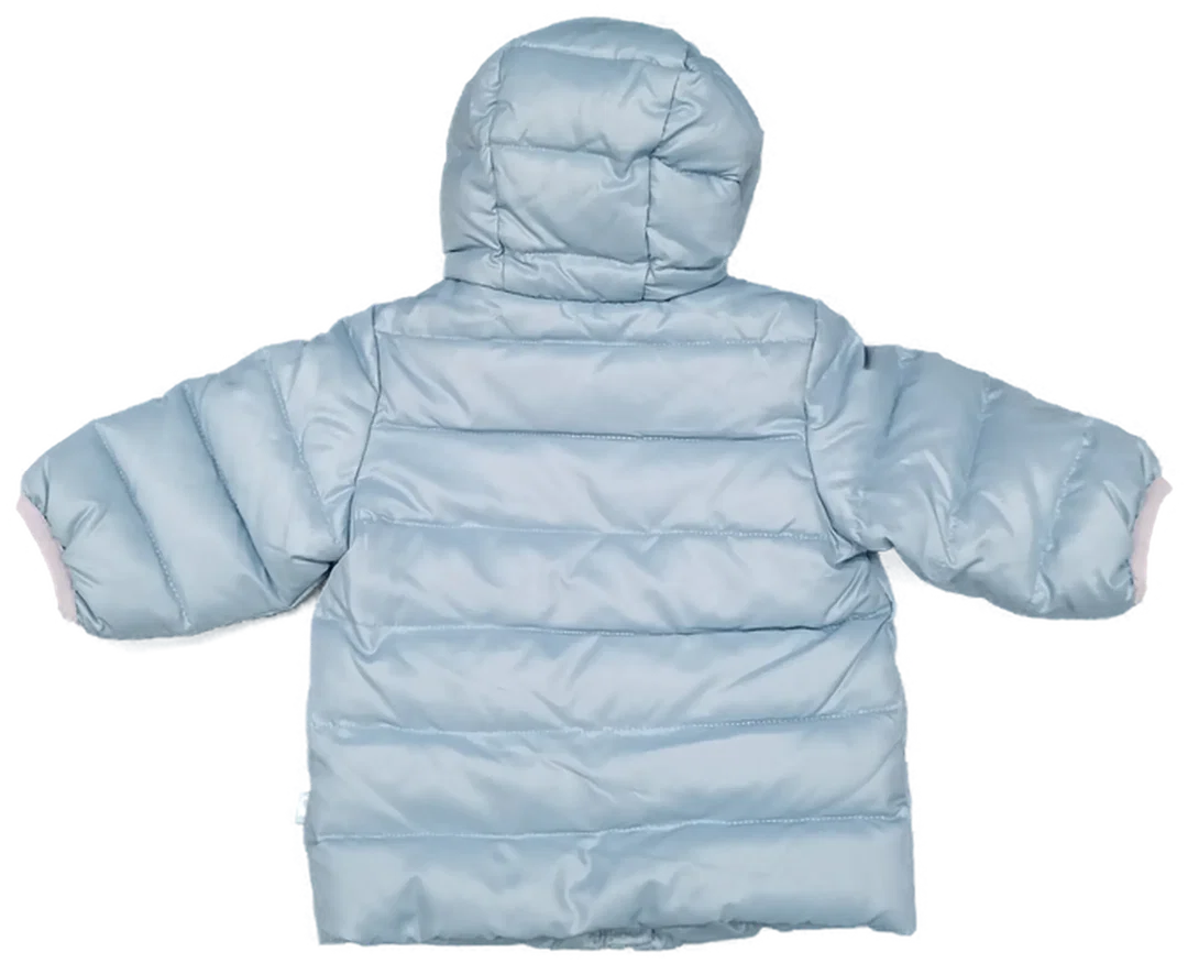 United Colors of Benetton Kinderwinterjacke blau Gr. 62 – Bild 2