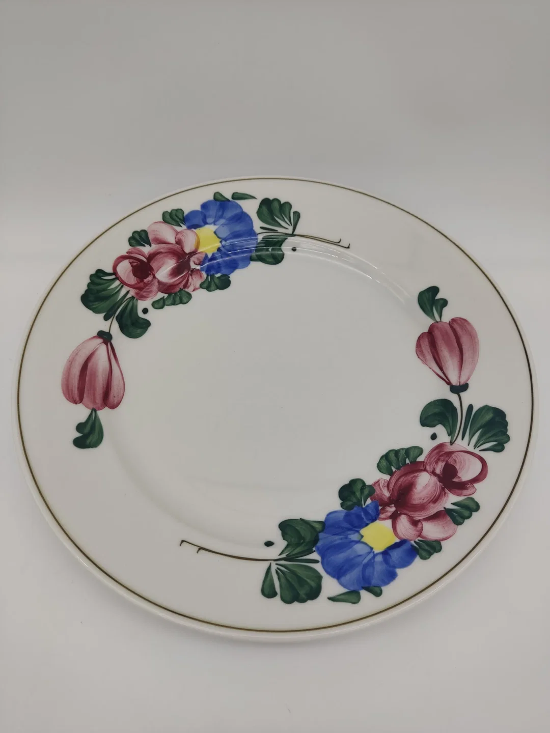 Lilien Porzellan - Kleines Set - Fleisch/Suppenteller & Krug 'Alpenflora', 8 Teile – Bild 2