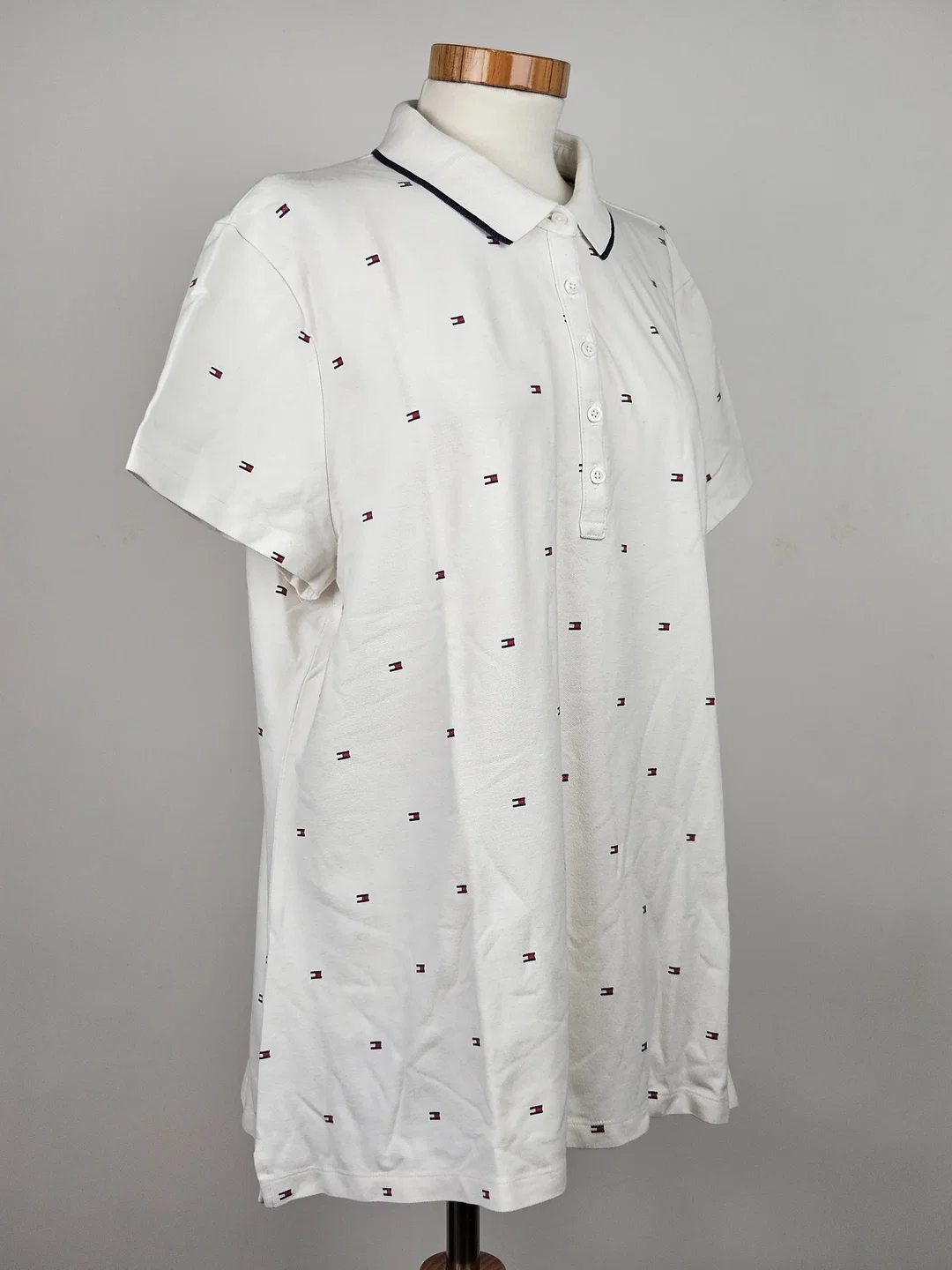 TOMMY HILFIGER Damen Poloshirt, weiß - Gr. XXL  – Bild 2