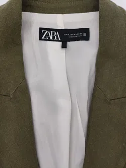 Damenblazer Zara Leinengemisch XL | Leicht & Luftig - Bild 4