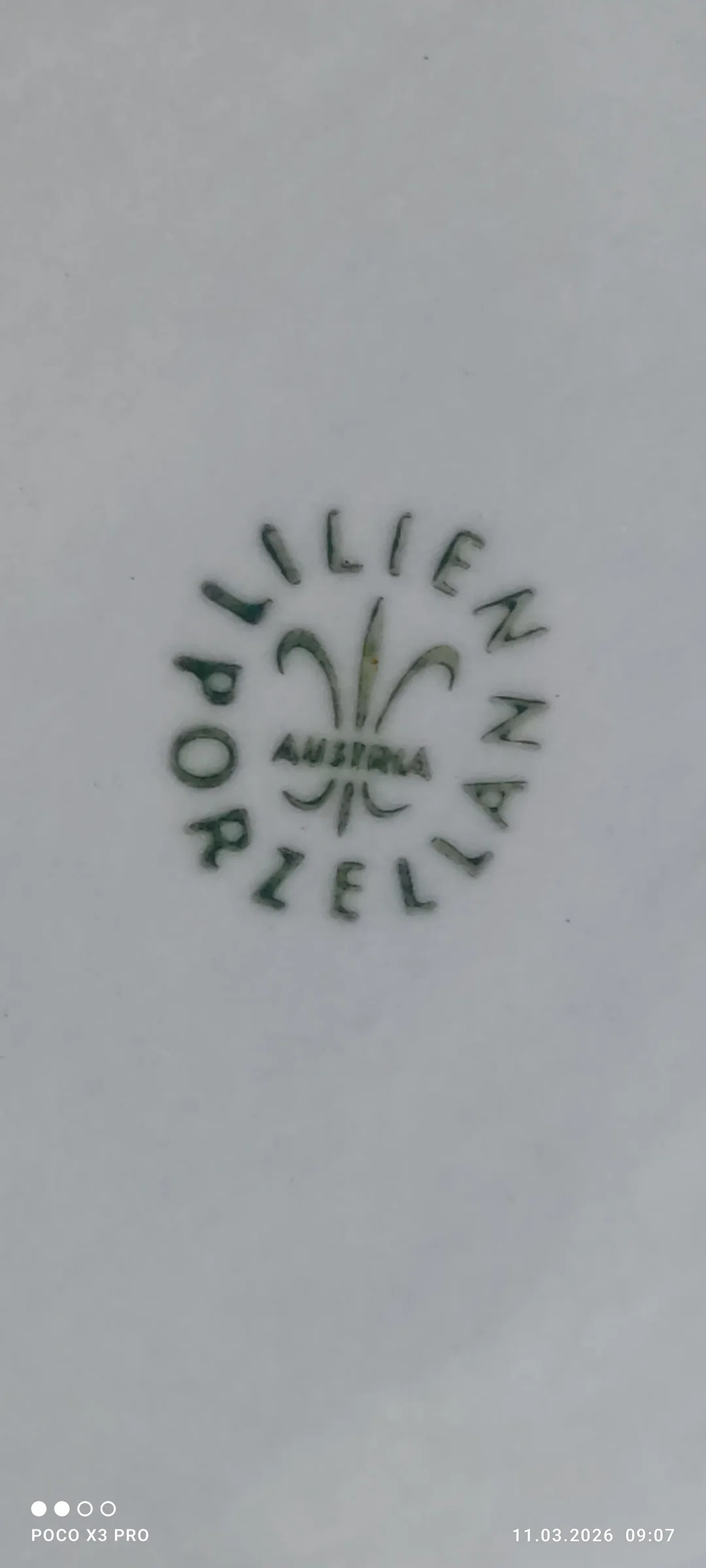 Lilien Porzellan Kanne, Höhe 14,5cm | Vintage-Schatz – Bild 6