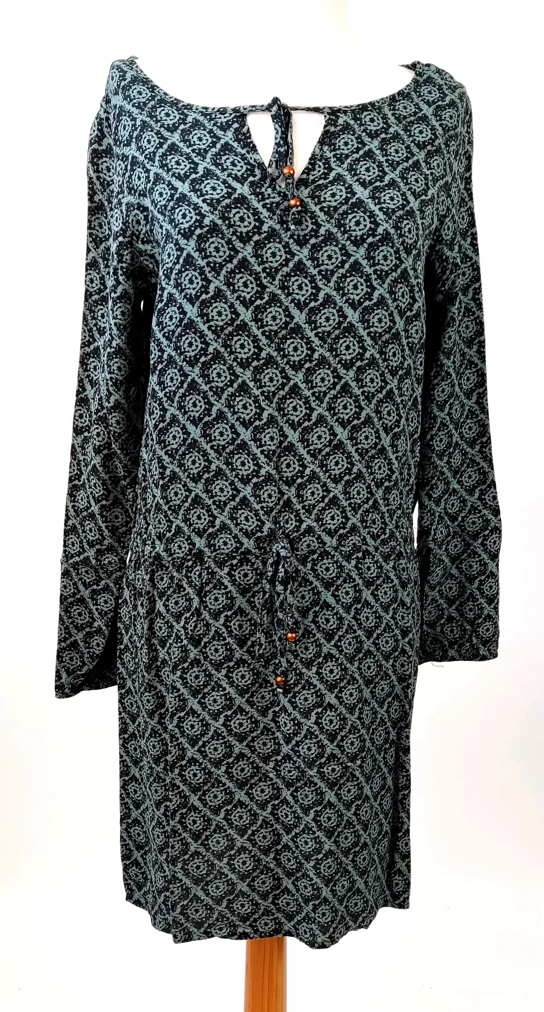 RAINBOW Damenkleid schwarz-mint - Gr. 36 - Bild 1