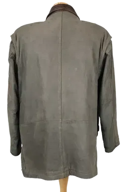 Angelo Litrico for C&A Herren Lederjacke, grün - Gr. XXL  - Bild 2