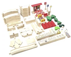 Holzeisenbahn - Set Konvolut - Bild 1