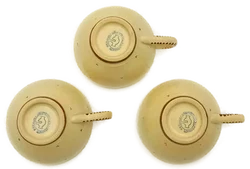 Gollhammer Keramik creme/braun - Kaffeetassen mit Untertassen Set 6-teilig – Vorschau 5
