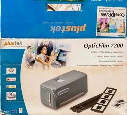 Plustek OpticFilm 7200 Dia- und Negativscanner mit Originalkarton – Vorschau 3