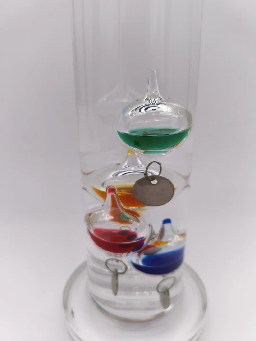 Galileo - Thermometer aus Glas, 38 cm hoch – Bild 3