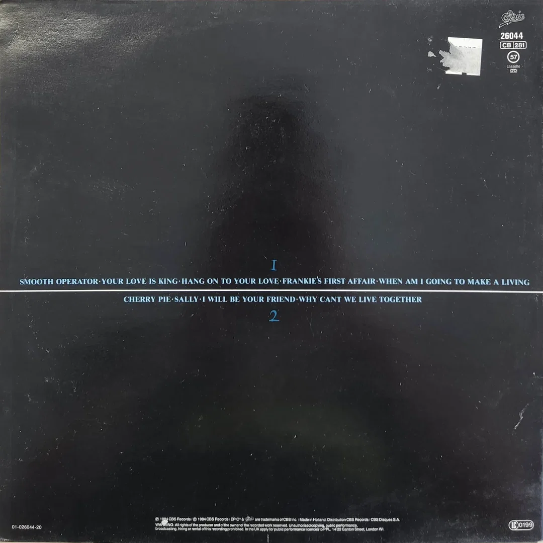 LP Vinyl Sade "Diamond Life" – Bild 2