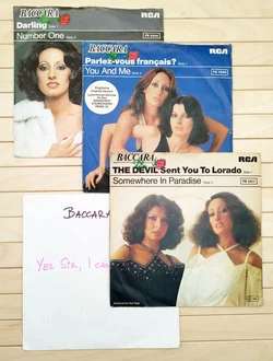 Baccara, Vinyl Singles, 4 Stück im Set 