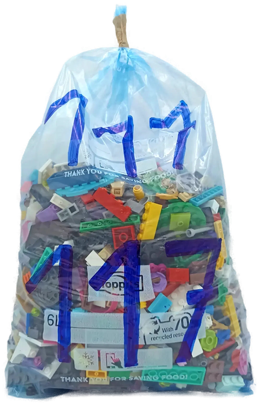 1,5 Kilo Lego Steine gemischt - Bild 1