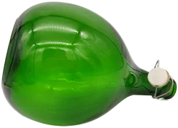 Grüne Vintage-Ballonflasche mit Bügelverschluss - 5 Liter - Bild 5