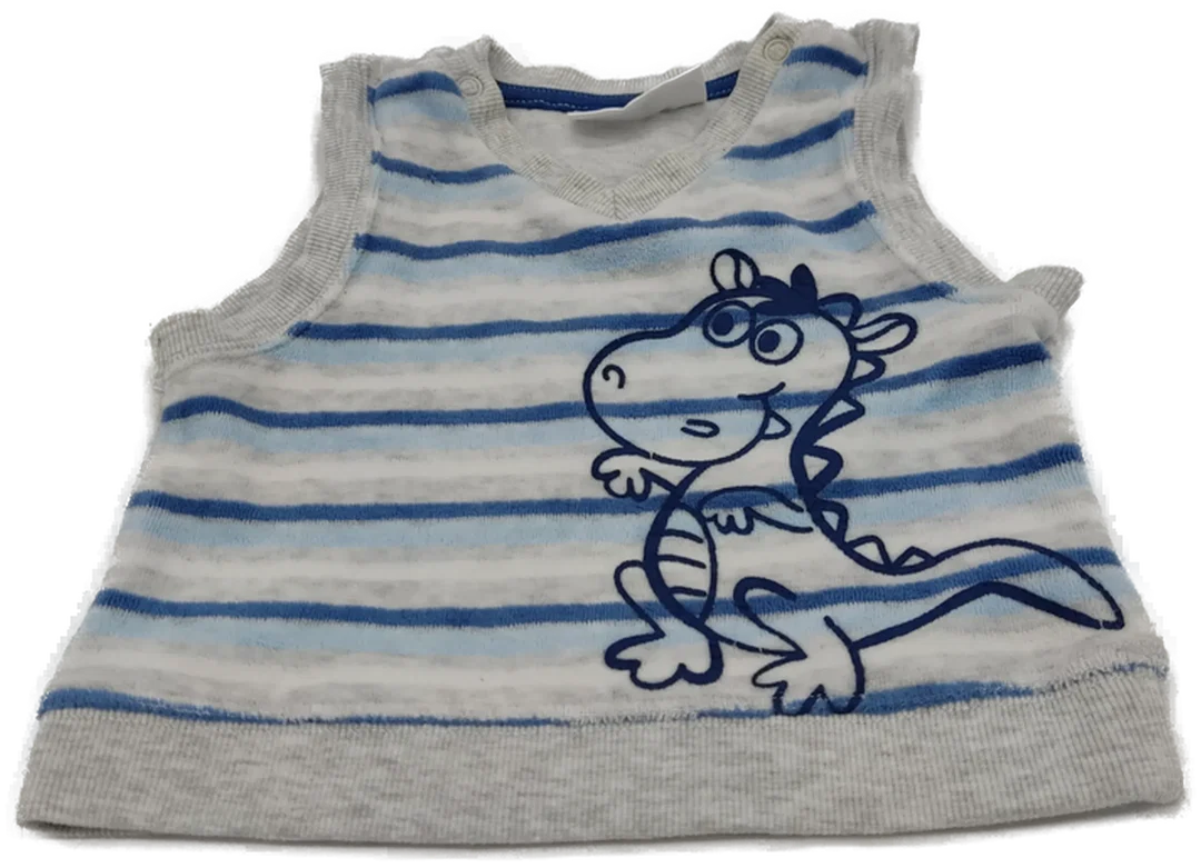 Ergee Baby Pullunder, ärmellos, V-Ausschnitt, gestreift, Größe 62 - Bild 1