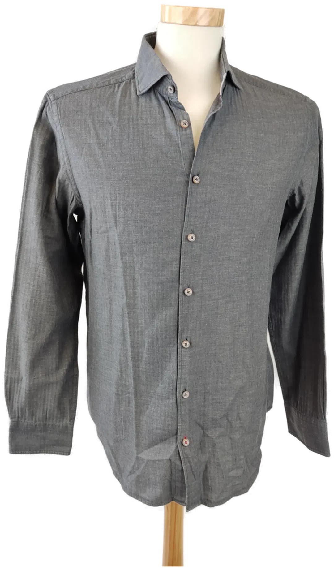 Benvenuto Herrenhemd grau - M (eng geschnitten) - Bild 4