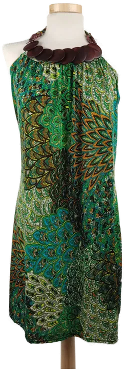 Damensommerkleid mini grün- 36/S - Bild 1