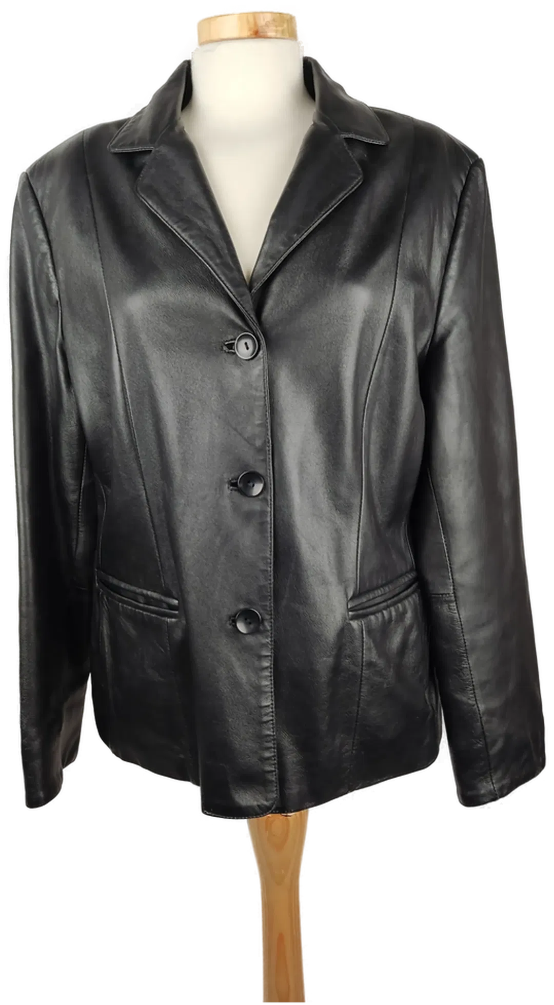 CABRINI Damen-Lederjacke schwarz - L/40 - Bild 1