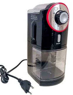 Melitta Molino Kaffeemühle 1019-01 Schwarz-Rot Scheibenmahlwerk – Vorschau 2