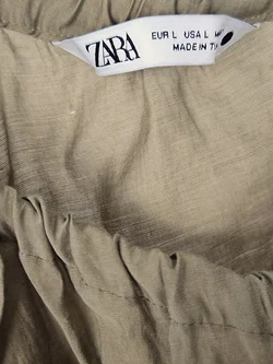 ZARA Damen Midikleid, grün - Gr. EUR L  - Bild 6