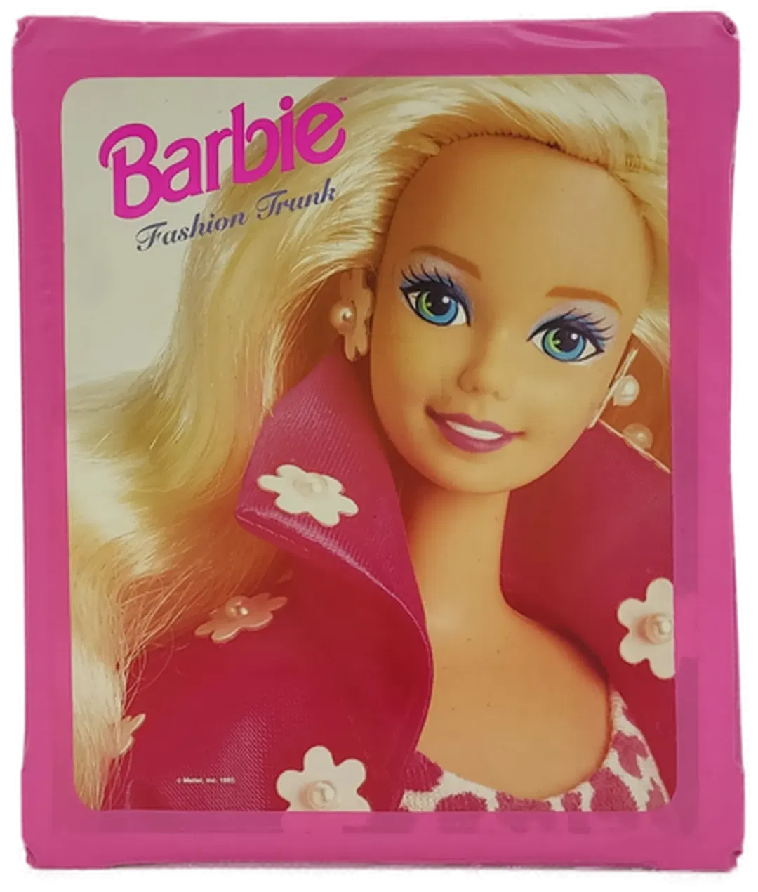 Mattel Vintage 1991 Barbie Puppenkoffer / Fashion Trunk in pink - Bild 4