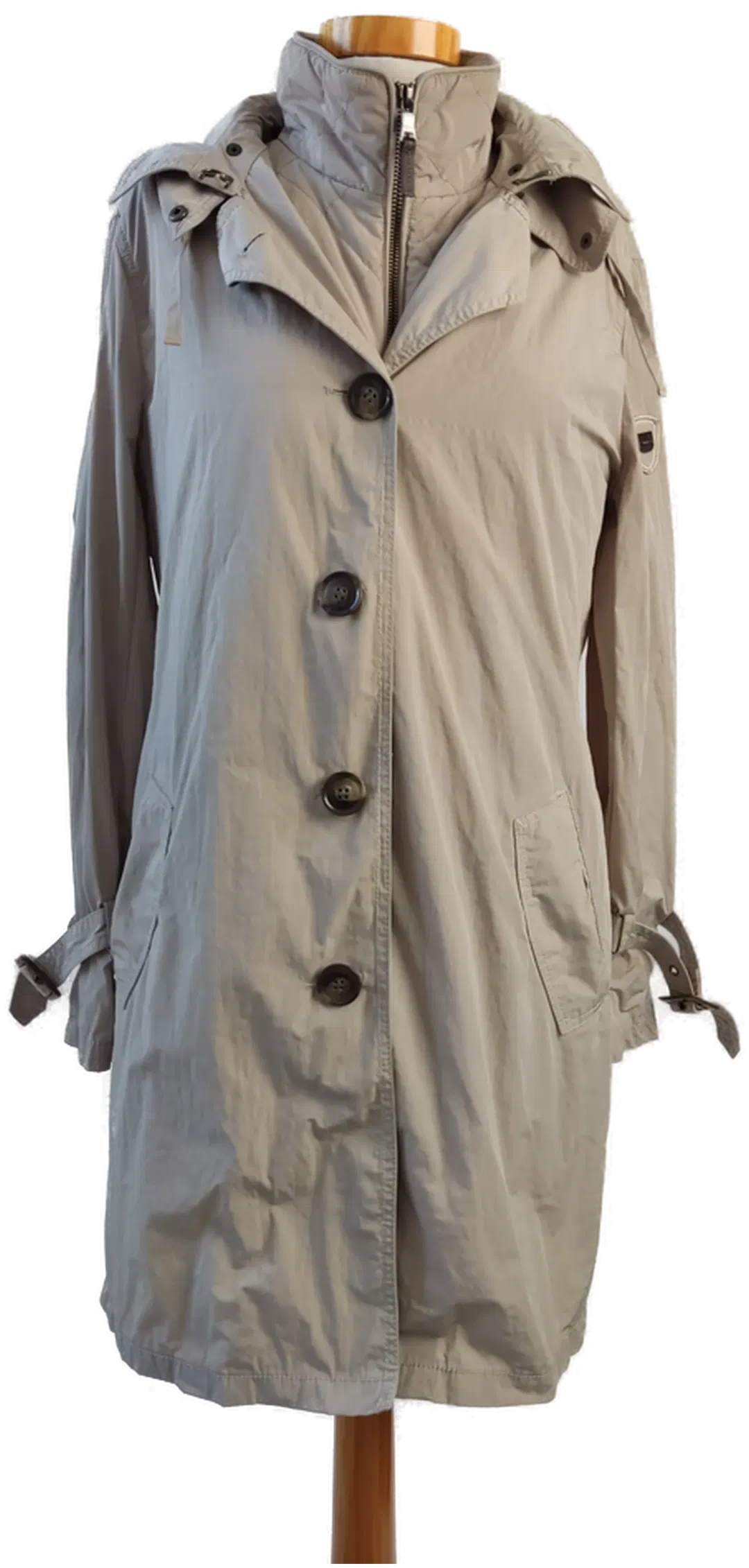 Comma Essential outerwear Damen Trenchcoat mit Innenweste beige - Gr. 40 - Bild 1