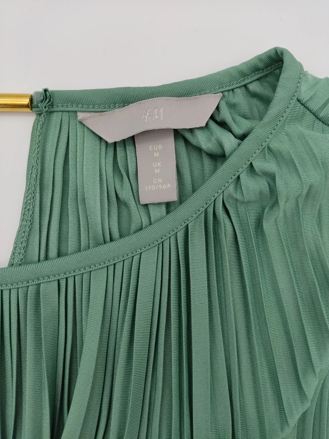 H&M Midikleid Polyester Gr. M | Einmaliges Unikat – Bild 4